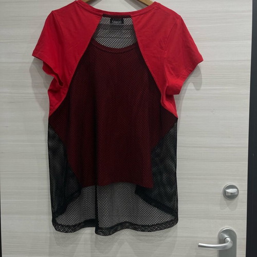 Body Talk women's asymmetrical blouse new, multicolor, size L