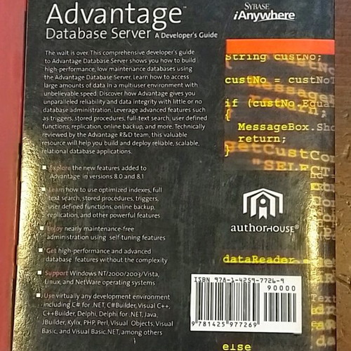 Programming books used, set of 5, English language