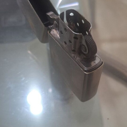 Zippo lighter used without zippellaio