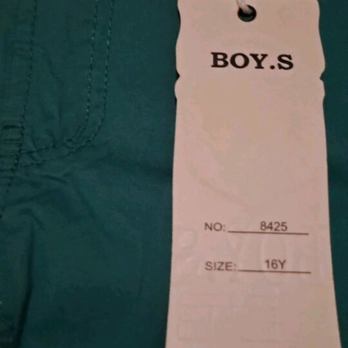 Fabric pants new, pack of 3, beige and green