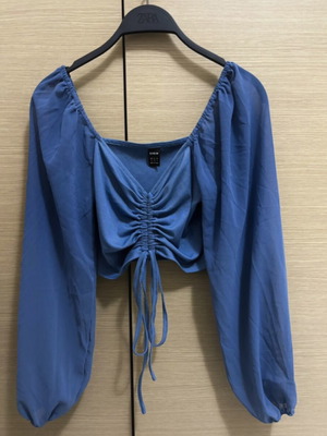 Shein Blue Royal Blue Shirt Like New, Size S