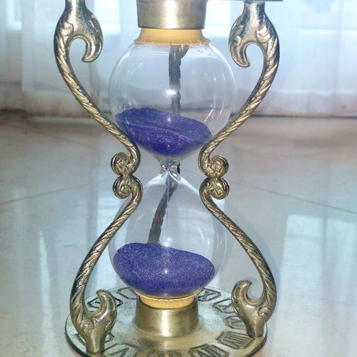 Hourglass used 15x10 cm