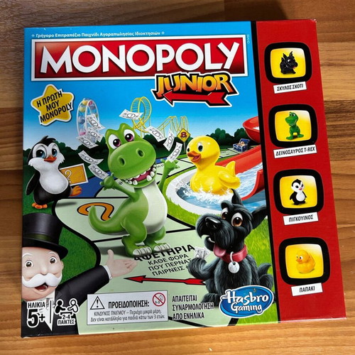Monopoly Junior Hasbro like new for ages 5+