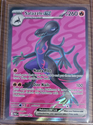 Salazzle ex 101/088 Full Art Secret Rare card new