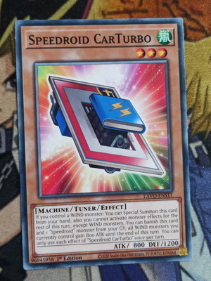 Speedroid Car Turbo ефектна карта Yu-Gi-Oh!