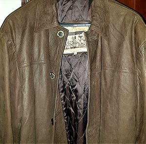 Δερμάτινο γυναικειο  ( Antica pelleria  leather coat made in Italy)  small