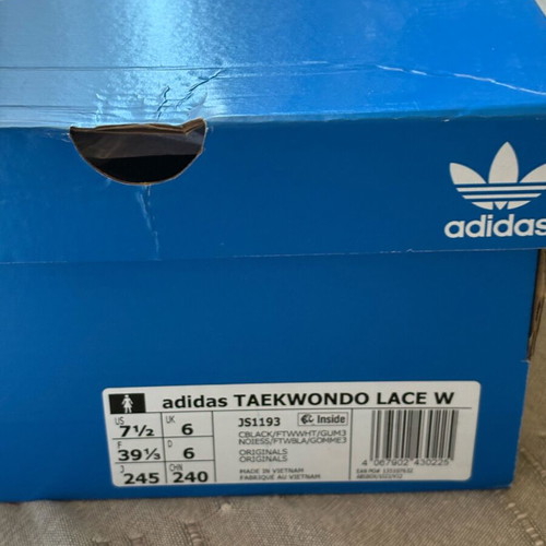 Adidas sneakers new, women's, genuine leather, black and white