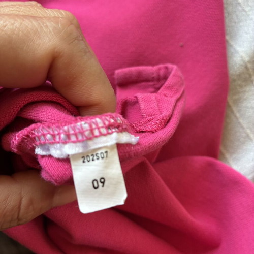 UNIQLO Magenta Pink Pique Polo Shirt Women Size L 100% Cotton