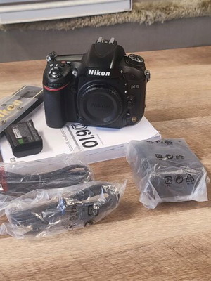 DSLR Nikon D610 Full Frame σαν καινούργιο με αξεσουάρ και κουτί