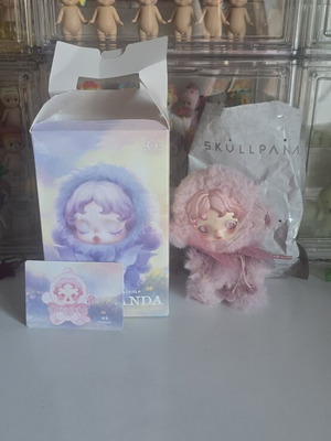 Pop Mart Skullpanda L'impressionnisme Windflower Plush Keychain new