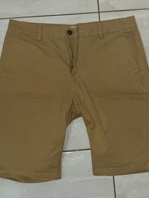Men's short jeans like new, brown, sizes XXS-XS