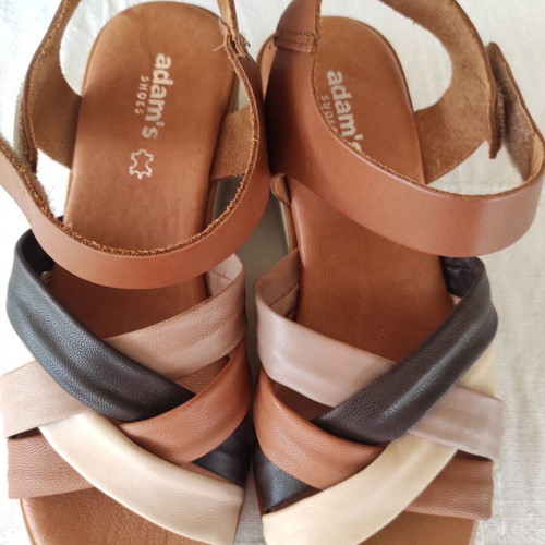 Adam's Shoes women's leather sandals new, size 36