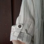Beige striped jacket Pull & Bear like new, size S