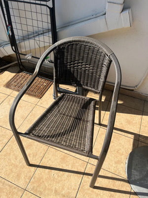 Outdoor table and chairs set used, high quality