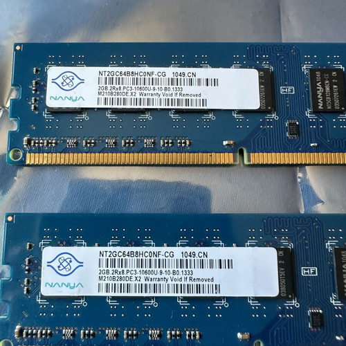 Nanya 2GB DDR3 1333MHz RAM like new for desktop