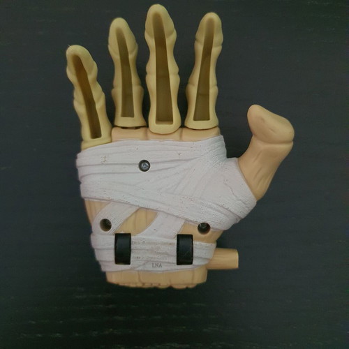 Scooby-Doo Mummy's Hand figure 2010, used, 12cm with mechanism