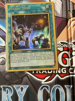 Mystic Mine Yu-Gi-Oh! card used premium gold rare