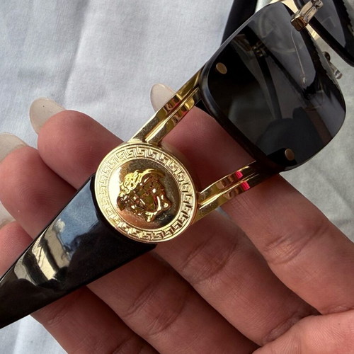 Versace VE2291 Sunglasses Black/Gold luxury edition like new