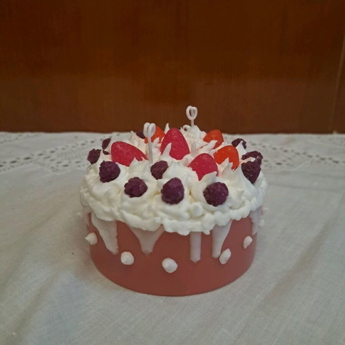 Cake candle new mini with fruit decoration