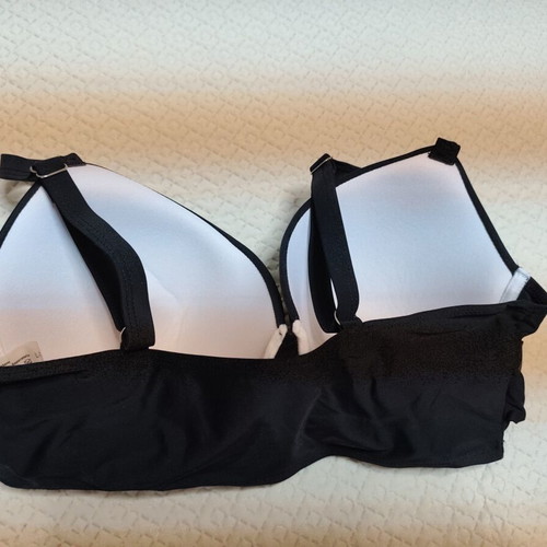 Swimwear bra, black, XL