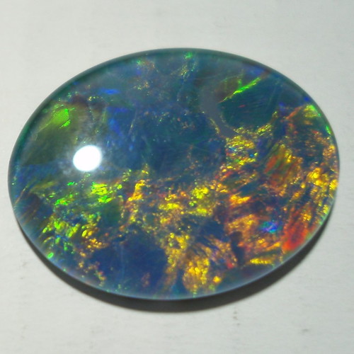 Australlian Opal Opal Doublet 8.75 ct new, size 20x15 mm