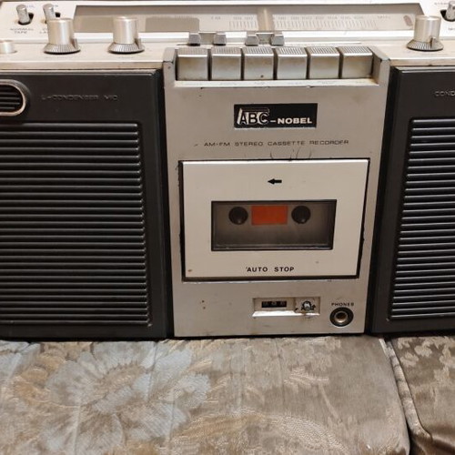 Radio functional with minor scratches, cassette not working used