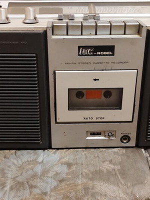 Radio functional with minor scratches, cassette not working used