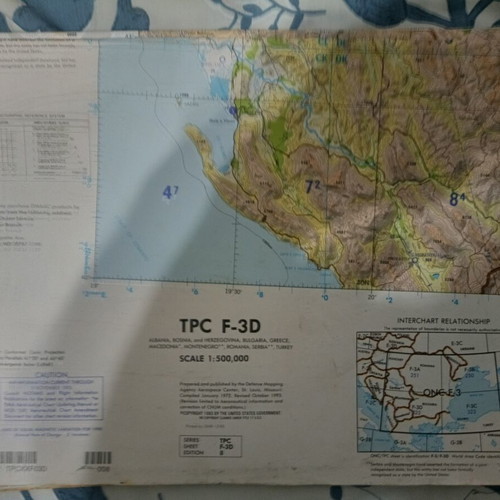 TPC Aeronautical Maps of Greece and Turkey with C-152 Manual like new