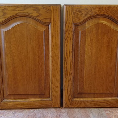 Solid wood doors, pack of 12, 60x40 cm, lacquered