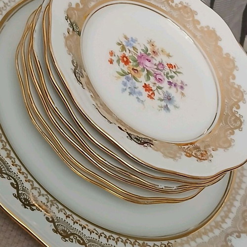 Vintage Zeh Scherzer&Co Elite 7-piece dessert set like new