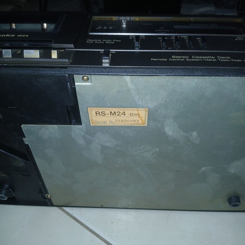 Technics M24 metal cassette deck
