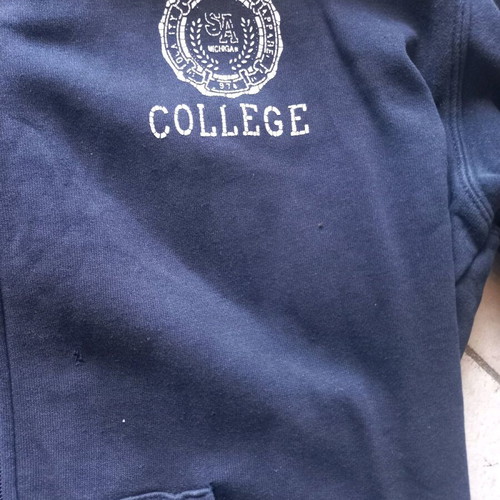 Ζακέτα Hoodie Michigan College μέγεθος L μεταχειρισμένη, μπλε