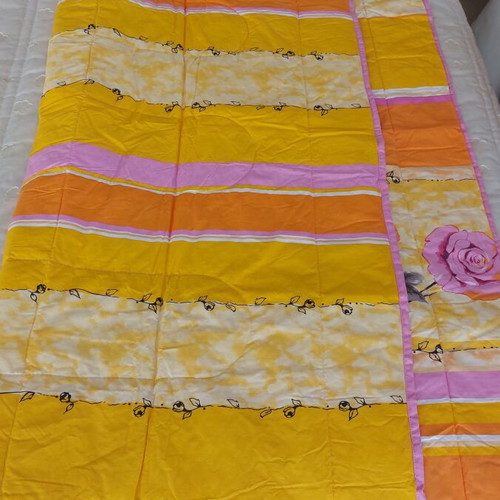 Single quilt 100% cotton, double-sided, new