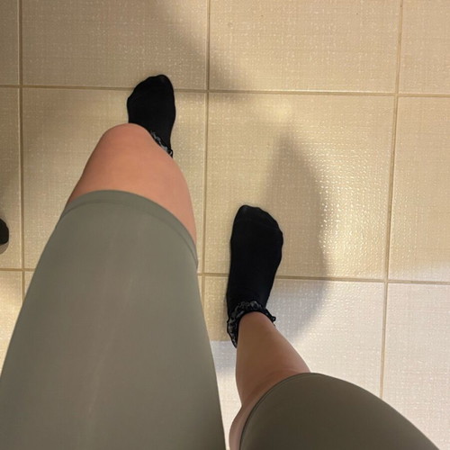 Biker leggings Zara like new, green, size M