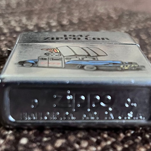 Zippo Car Street Chrome lighter mint condition