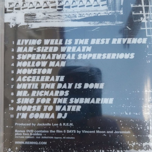 R.E.M. DVD Accelerate like new