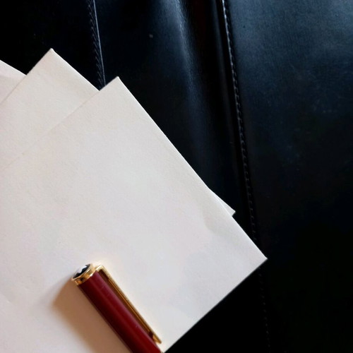 SPECIAL PRICE, MONTBLANC 100% authentic correspondence set.