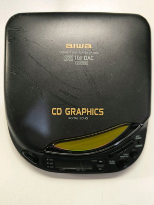 Aiwa XP-80G CD Graphics portable CD player used for repair