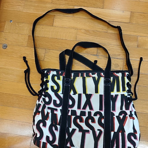 Sixty SpA Tote Bag Y2K canvas shoulder bag like new
