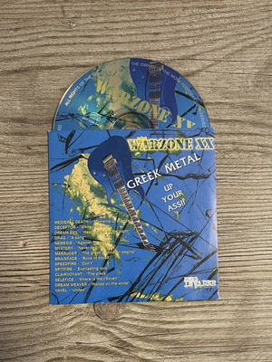 Warzone XX Greek Metal Up Your CD promo compilation like new