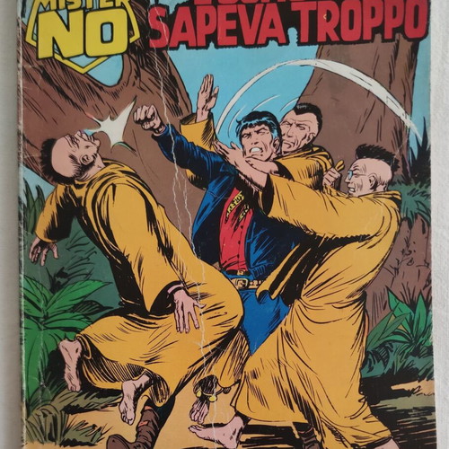 Mister No #99 L'uomo che sapeva troppo comic book used, Italian edition 1983