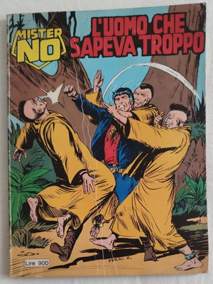 Mister No #99 L'uomo che sapeva troppo comic book used, Italian edition 1983