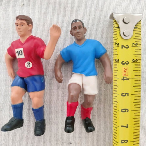 Footballer figures like new, 7 cm, set of 2 pcs