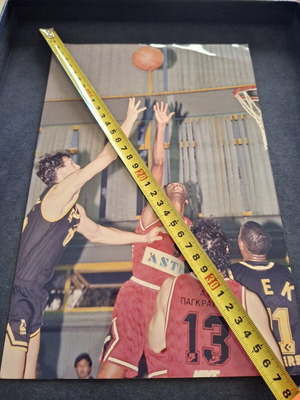 AEK vs A.O. Pagkratiou vintage collectible photo used, 20x30 cm
