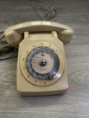 Rotary phone ATHK used, antique vintage