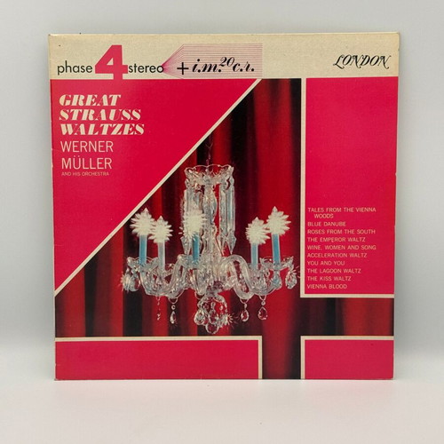 Werner Müller And His Orchestra Great Strauss Waltzes LP