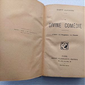 Παλιό βιβλίο "Θεία Κωμωδία - La Divine Comedie" 1910-1912