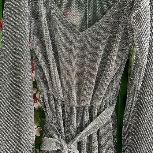 Marmalady one-piece shorts size large like new, silver