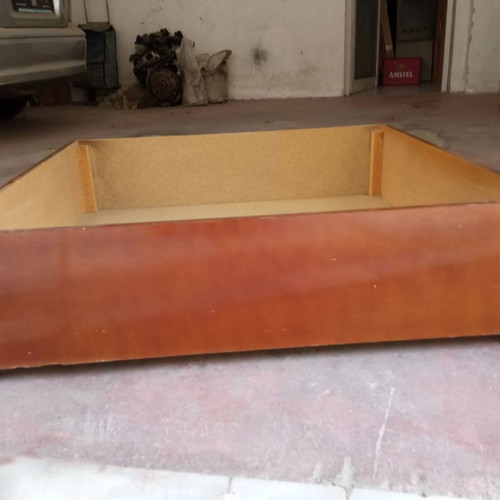 Storage drawers used for under bed, set of two with wheels