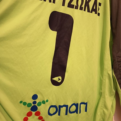 Ionikos Bartzokas Match Worn Goalkeeper Jersey Large like new